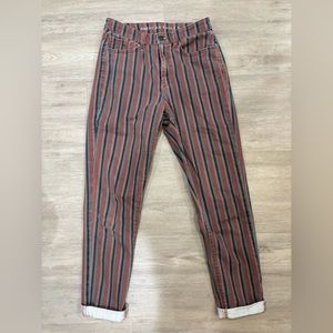 American Eagle Striped Jeans